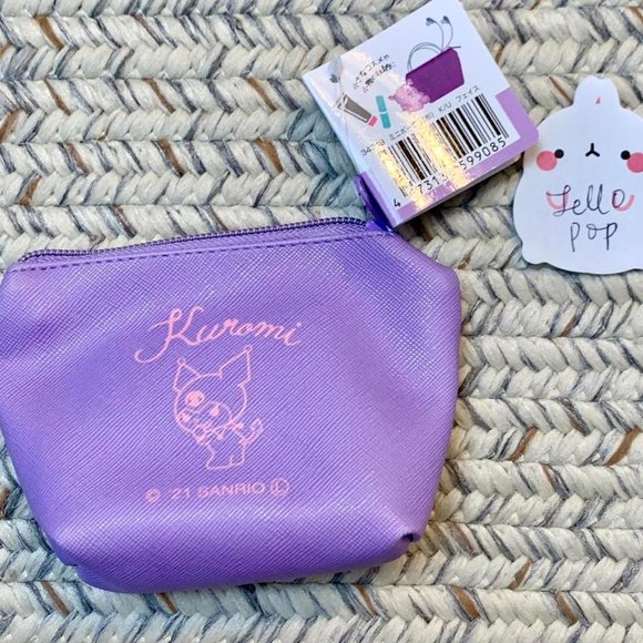 Sanrio kuromi zipper bag coin cosmetic airpods bag - Picture 2 of 4